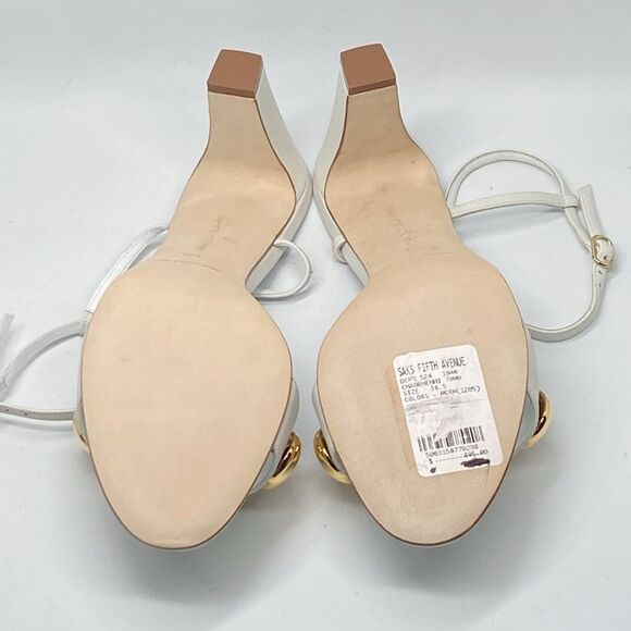 Manolo Blahnik Chaouhenhi 70MM Embellished Leather Sandals size 38.5 - Picture 13 of 14